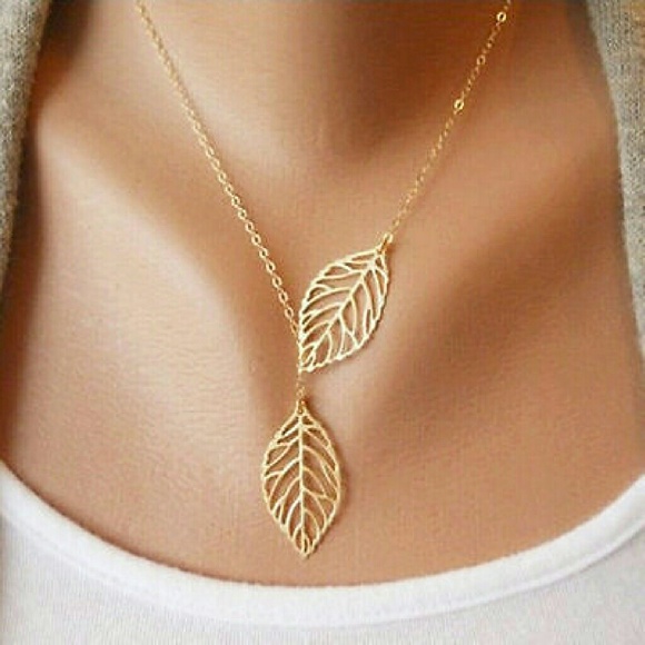 HP PICK NWT LEAF NECKLACE - Picture 3 of 4