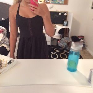 Grey/black brandy style dress