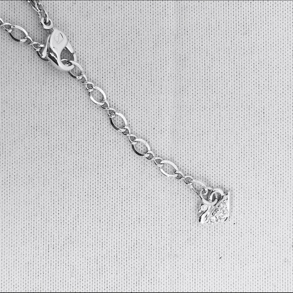 Swarovski Duo Chain Crystal Stars Pendent Necklace - Picture 2 of 4