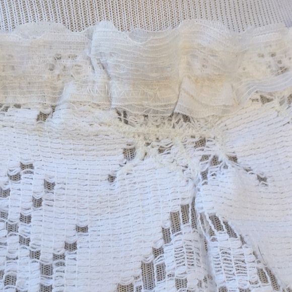 Vintage angel sleeve sheet crochet lace dress - Picture 3 of 4