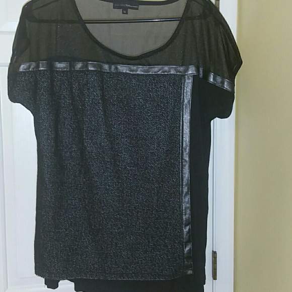 Black top with beautiful textures