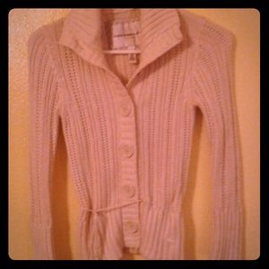 ABERCROMBIE CREAM COLOR BUTTON UP