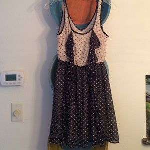 Lush dress; Fun, versatile polka dot