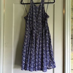 Jessica Simpson high neck floral dress
