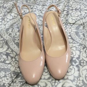 Nine west light pink heels