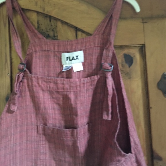 flax linen overalls