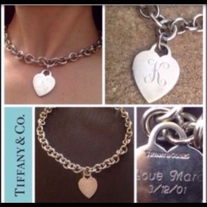 Tiffany & Co. Heart tag charm necklace