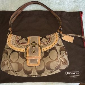 Coach handbag, signature SoHo collection