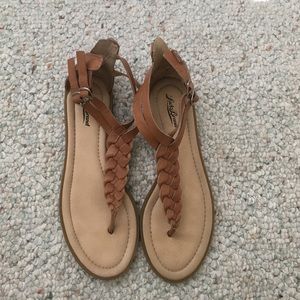 LUCKY BRAND Brown Gladiator Sandals