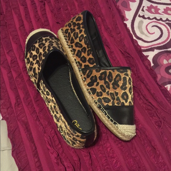 Leopard and black shoes