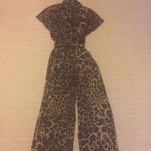Michael Kors Cheetah print jumpsuit
