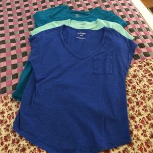 3 short sleeve women's shirts