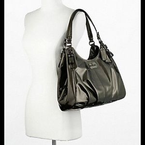 NWOT Coach Madison Patent Leather Maggie Hobo Bag