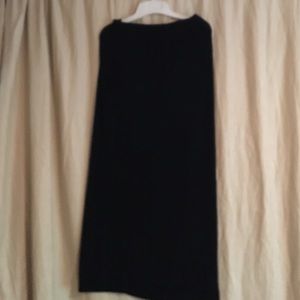 FLAX brand black tube skirt