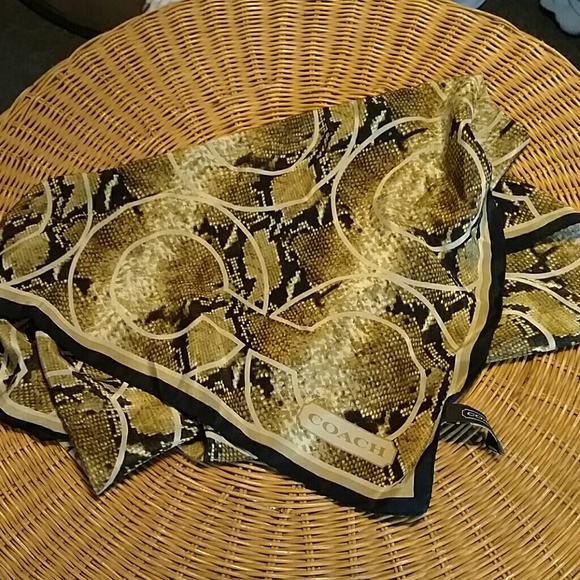 Coach Silk Scarf - Picture 2 of 4