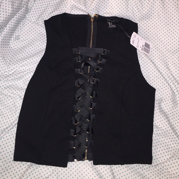 Strappy crop top