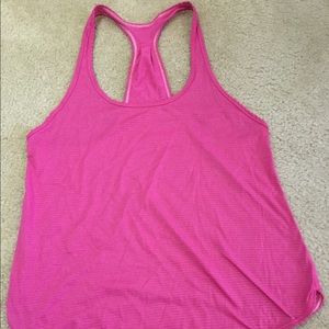 Lululemon size 6 105 F singlet tank pink