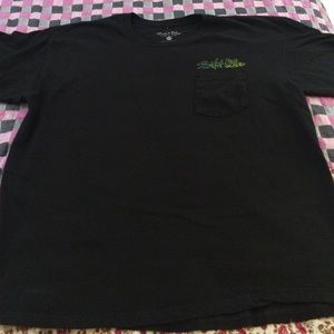 Mens Size XL Black Salt Life Short Sleeve Shirt