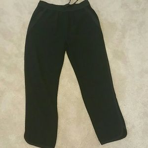 Kenneth Cole NY Black Dress Joggers w/ Side Stripe