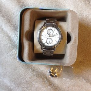 Silver fossil watch in great condition
