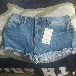 NWT! Forever 21 Festival shorts