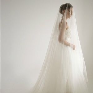 👰🏻Cathedral veil with blusher