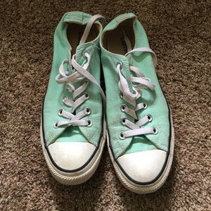 Turquoise converse