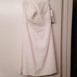 Mori Lee lace short wedding/ bridesmaid dress.