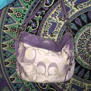 Purple COACH purse
