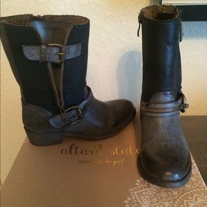 Brand new moto style boots