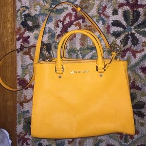 Michael Kors mustard yellow bag