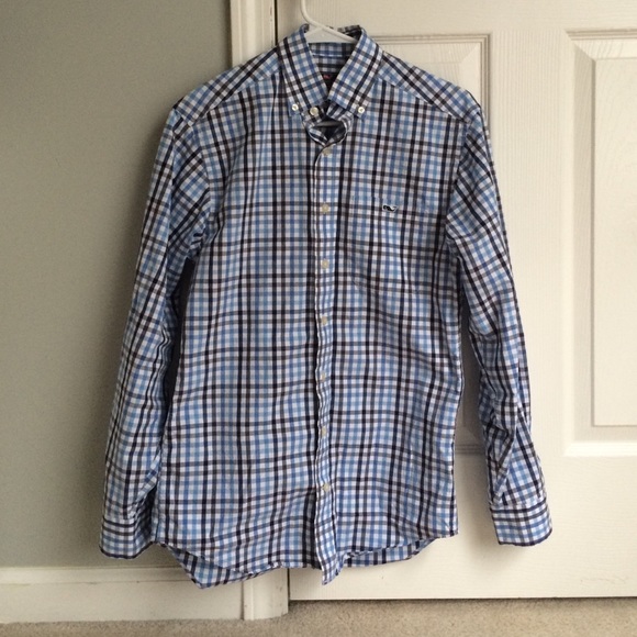 Vineyard vines gingham tucker shirt