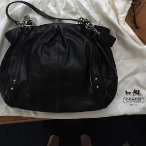 Black coach purse
