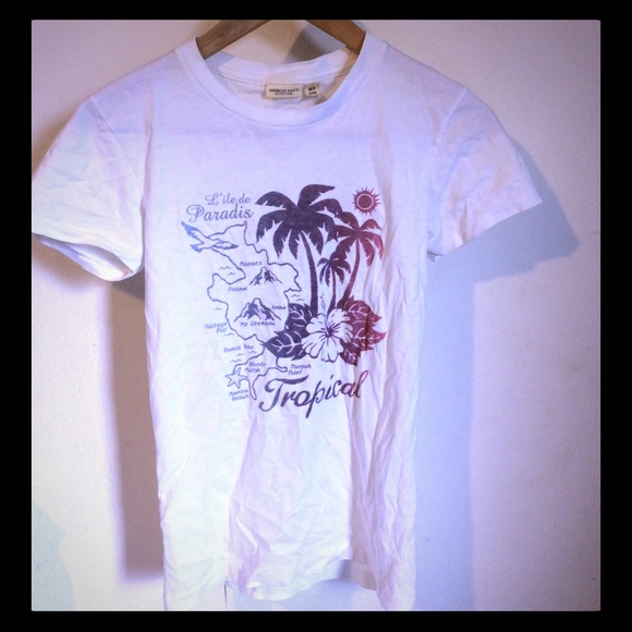 American Eagle white tee - Picture 1 of 1