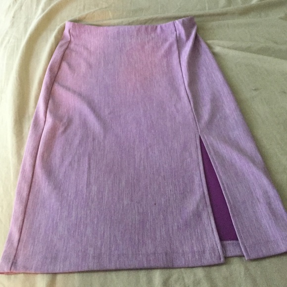 Lavender Pencil Skirt