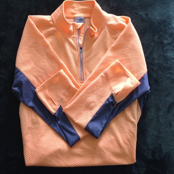Orange and gray athletic wear