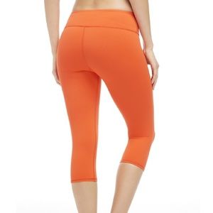 Orange Fabletics crop pant