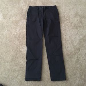 "Broken-in Straight" Dark Blue Khakis by GAP