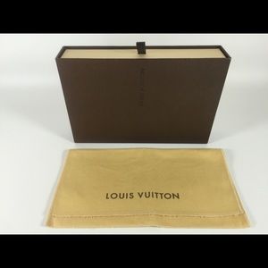 Louis Vuitton dustbag & box for large wallets