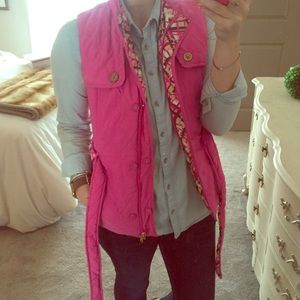 Reversible Lilly Pulitzer Puff Vest