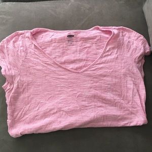 Old Navy Pink Maternity Shirt