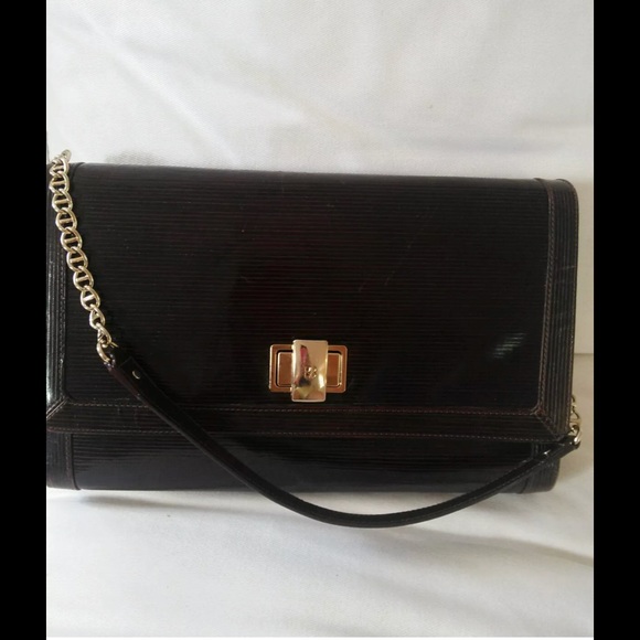 Vintage KATE SPADE burgundy handbag - Picture 2 of 4