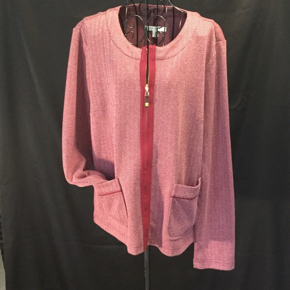 👠💼Liz Claiborne Career Zippered Jacket👠💼 - Picture 1 of 4