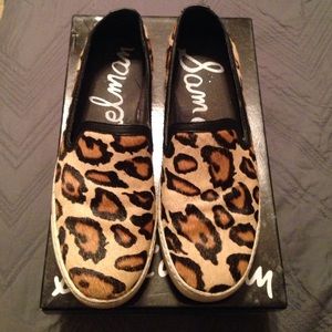 Leopard SAM EDELMAN slip on sneakers!