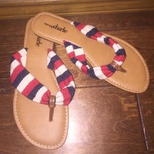 Charming Charlie sandals.