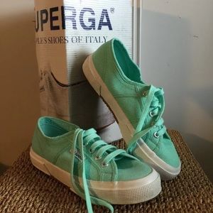 Superga Low Top Mint Sneakers