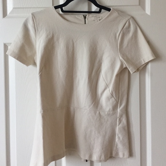 Jcrew factory peplum top.