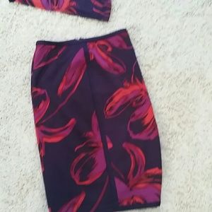 2 piece skirt and blouse set