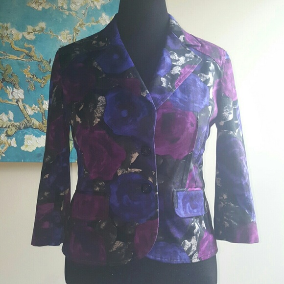 Michael kors 3/4 Sleeves Floral Size Large Blazer