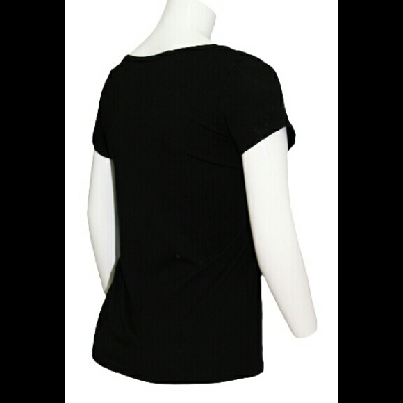 Short sleeve V neck tee - Picture 2 of 2
